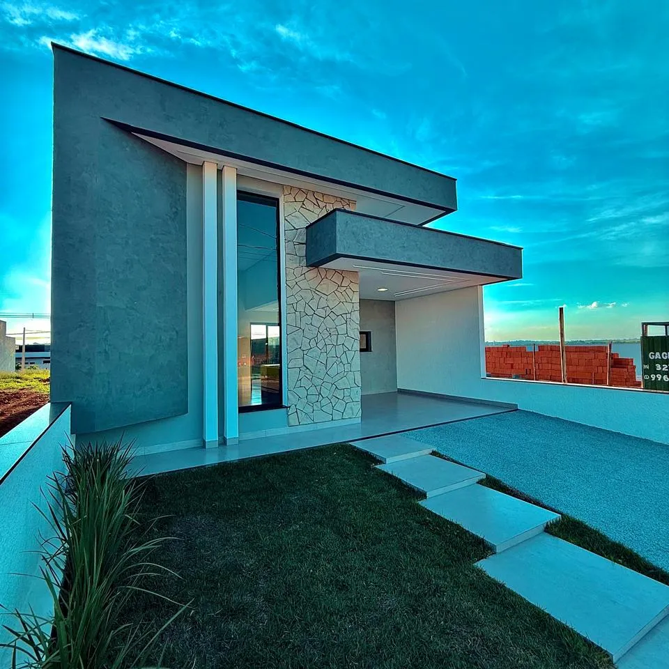 Casa Térrea à Venda com 3 dormitórios sendo 1 suíte e área gourmet com piscina, 136m² no Condomínio Reserva Ipanema em Sorocaba/SP