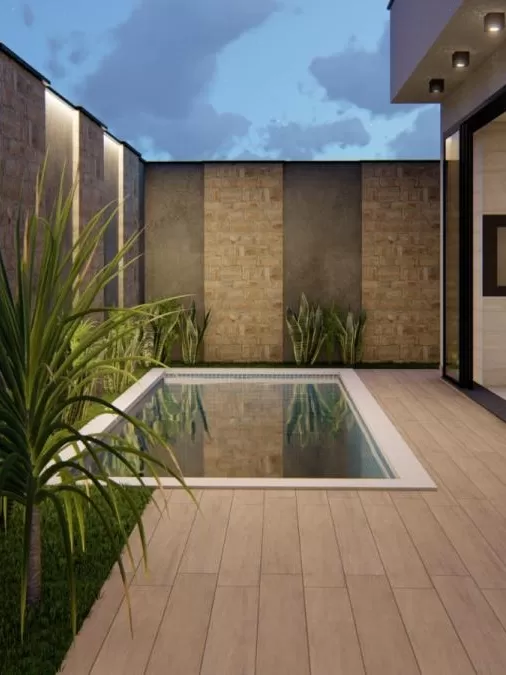 Casa Térrea à Venda com 3 suítes sendo 1 master com closet e piscina privativa, 162m² no Condomínio Terras Alpha em Votorantim/SP